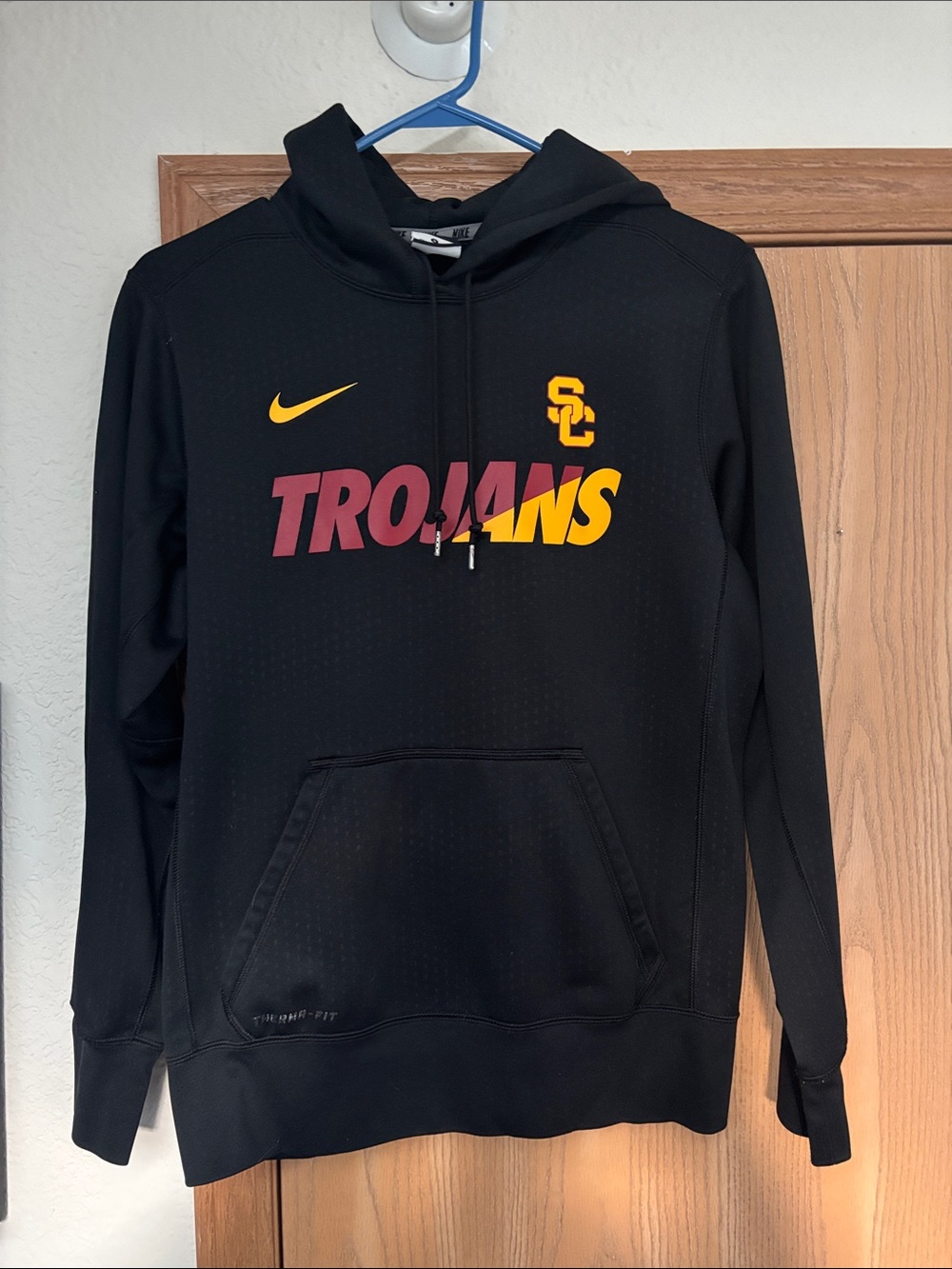 Nike Black USC Trojans Hoodie with Maroon & Gold Graphics